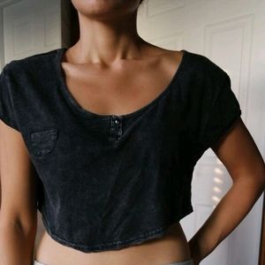 Understar crop top, XS. Black
